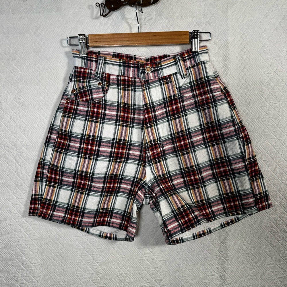 Michael G Plaid Shirts Size 7 Made in USA Vintage